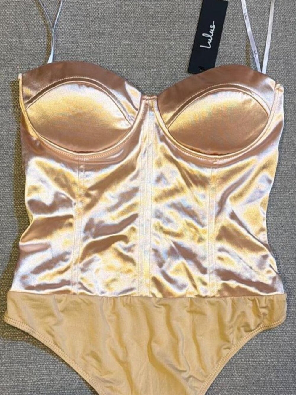 Lulus Women's Corset Bodysuit